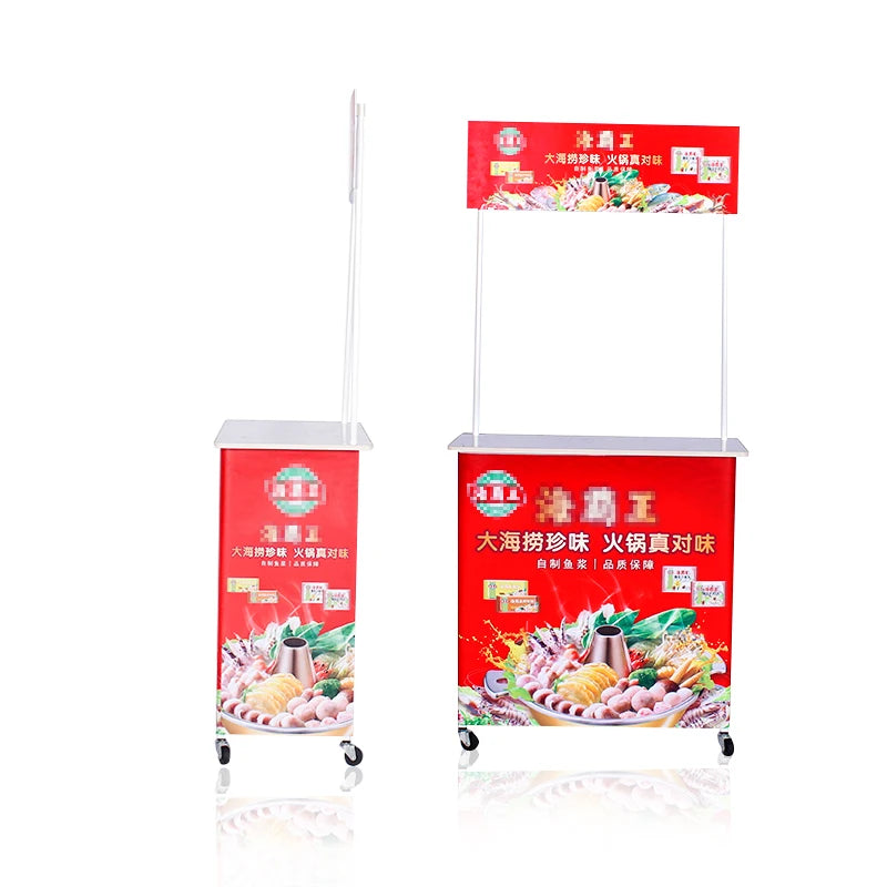 Exhibition Display Trade Show Advertising Promotion Sampling Tables Plastic Foldable Outdoor Marketing Promotional Pop up Table