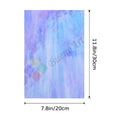 20x30cm Iridescent Water Resistant 3mm Thick Traditional Stained Glass Sheet Multicolored Tiffany Glass DIY Mosaic Tiles Vibrant