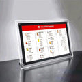 Commercial LED Crystal Light Box Advertising Menu Board with Pub LED Display Screen