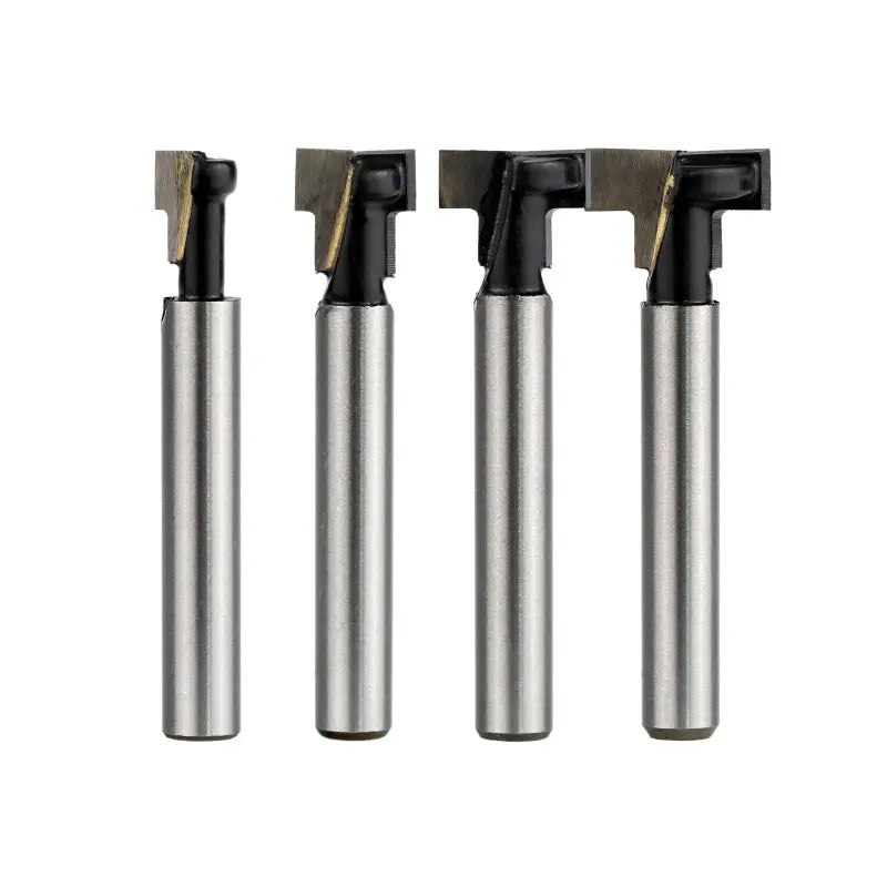 4PC Keyhole Router Bits Set Milling Cutter Solid Carbide CNC Router Bit for Wood Medium Carbon Steel Carbide ODM OEM CE ISO