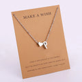 26 English Alphabet Initial Letter Necklace for Lady Girl Personalized Graduation Birthday Friendship Gift Choker Necklace