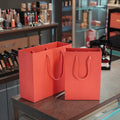 Eco-friendly Fancy Design Matte Retail Shopping Gift Cosmetic Packaging Perfume Boutique Lipstick Wigs Luxury Paper Bags