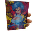 PET 3d Lenticular Animation Card with Printed Paper Back Side