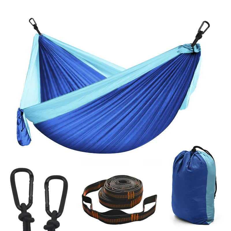 Woqi Outdoor New Camping Hammocks -garden Hammock Ultralight Portable Nylon Tent high-quality Hanmmock Adult Within 7 Days