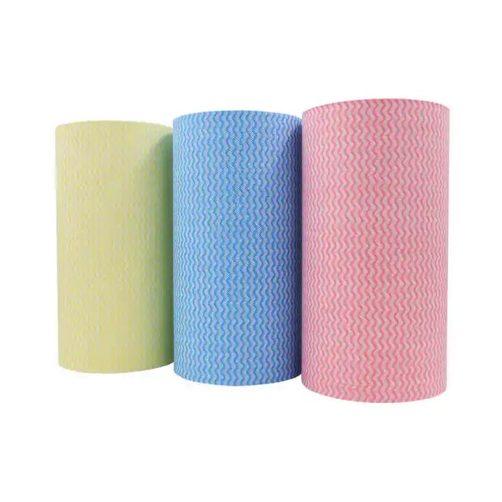 China Factory Cheap Multi-colored Printing Spunlace Nonwoven Wipes Economical Packaging