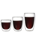 Double Layered Transparent Glass Cup Anti Scalding Coffee & Juice  Mug for Restaurant