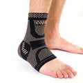 Copper Ankle Brace Support for Men Women Ankle Compression Sleeve Socks for Plantar Fasciitis Sprained Ankle Tendon Pain Relief