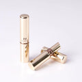 HUIHO Luxury Round Gold Aluminum Empty Lipstick Container Essential Lip Serum Lipstick