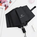 Custom 3-Fold Rain Umbrella UV Protection Waterproof Windproof Featuring Manual Control Logo Print Direct China Manufacturer