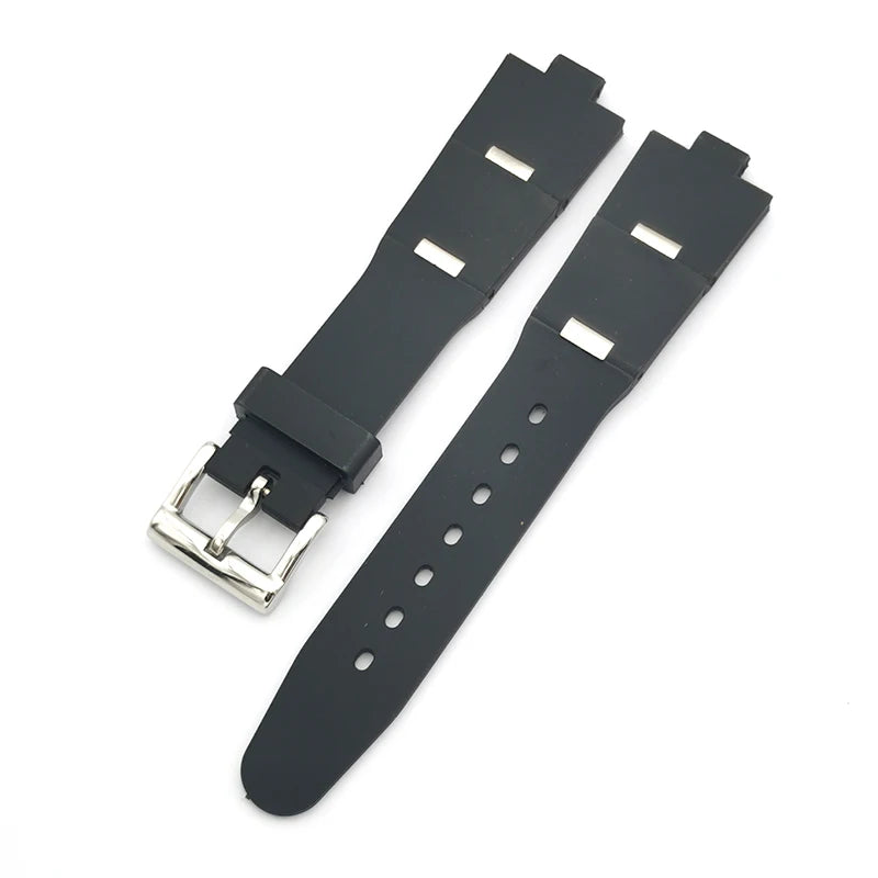 Sport 22 25mm Rubber Silicone Watch Band
