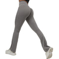 High Elasticity Push up Sport Fitness Scrunch Workout Flare Pants for Women Leggings