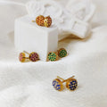 EManco Dainty Mini Zircon Stud Earrings Gold Color 5MM Diamonds Earrings 316L Stainless Steel Fashion Earrings 2022 Wholesale