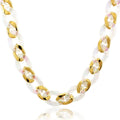 Fashion the Neck Mashup Clavicle Chain  for Women Color Necklace Pendant  Chain Link Jewelry