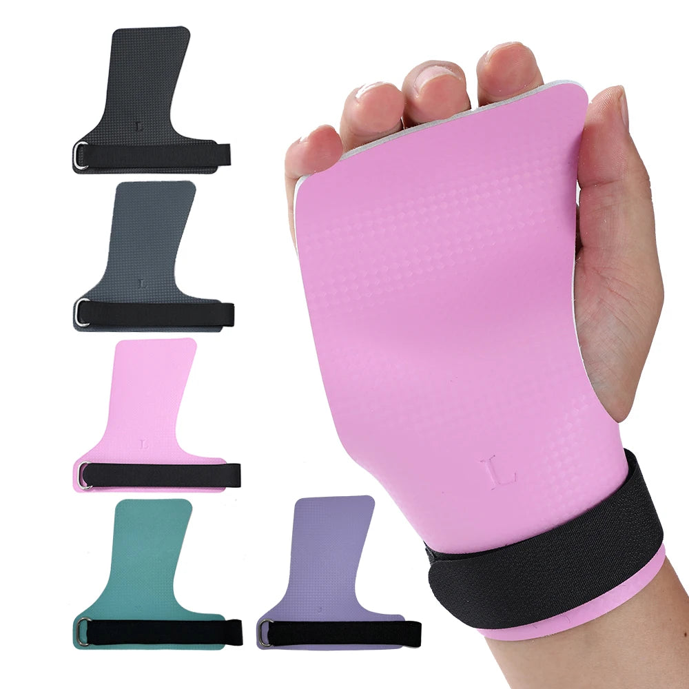 gym silicone hand grip strengthener  Pull-ups Protector Hand Grips Weightlifting No-hole Fitness Safety Glove