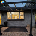 Modern Modular Interlocking Design Outdoor Patio Flooring 20mm Thick Plastic Decking Weather Resistance for the Garden