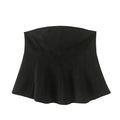 ZATRHMBM Summer Women's Clothing 2025 New Fashion Short Skirt Tube Top Retro Black Sleeveless Elegant Women's Top