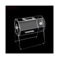 Modern Transparent Acrylic Company Exhibition Box Foldable Wedding Rotating Lottery Ballot Box Roller Lottery Box
