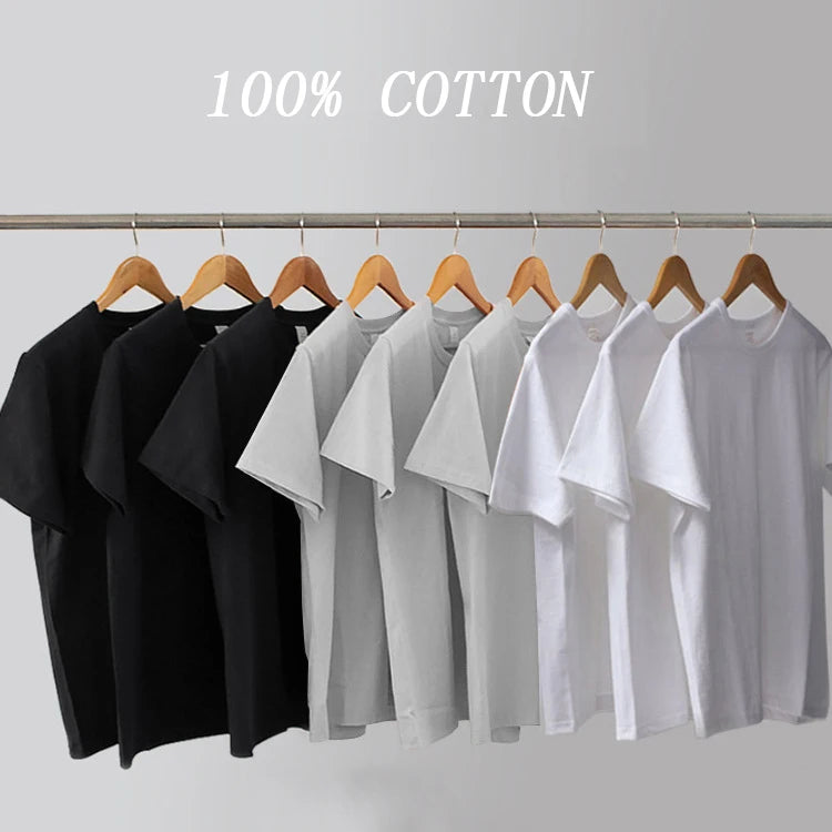 Private Label 300gsm 235gsm Solid 100% Cotton Knitted Oversized Unisex T-Shirt Blank