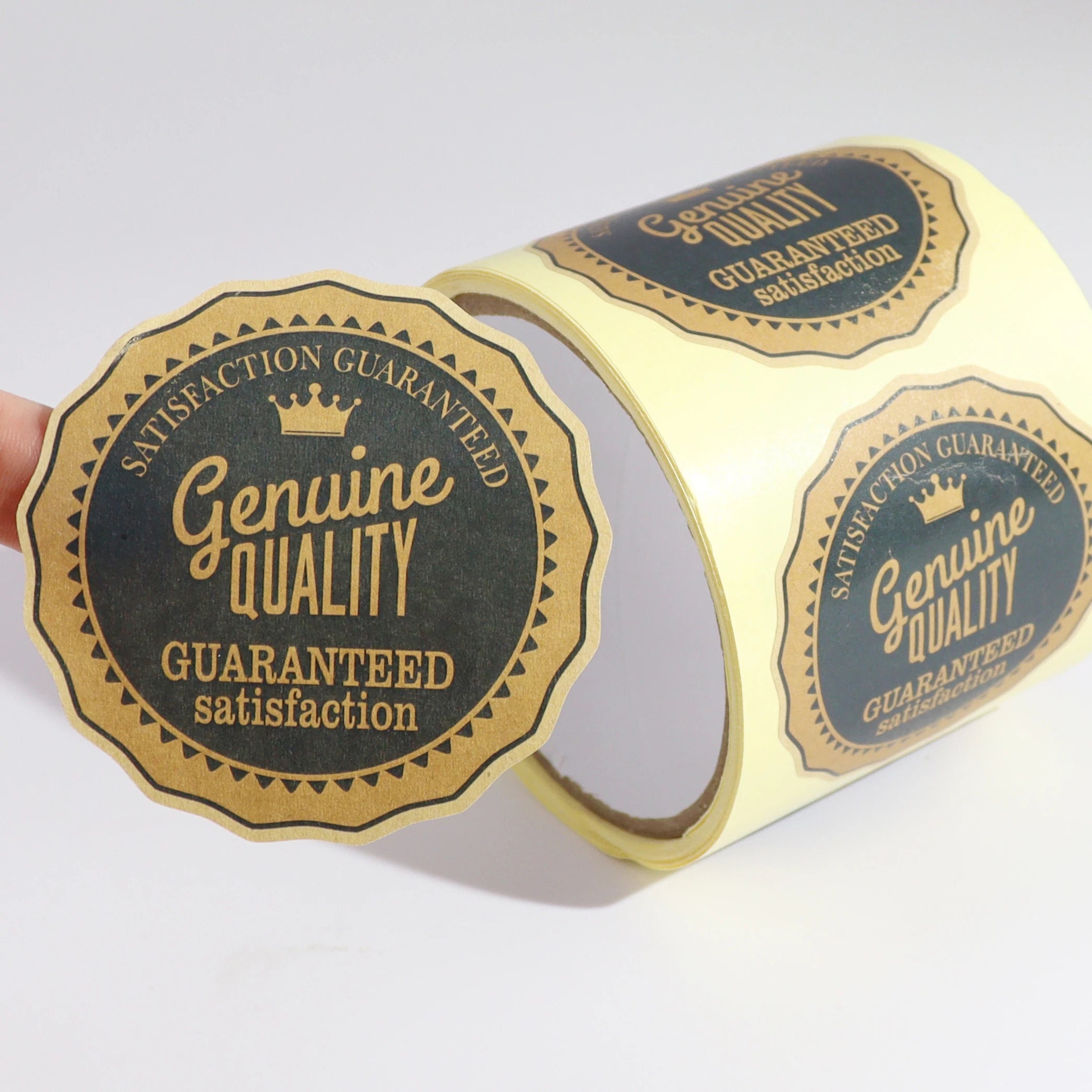 Custom Printing Waterproof Label Round Vinyl Stickers Roll Business Product Sticker Logo Labels