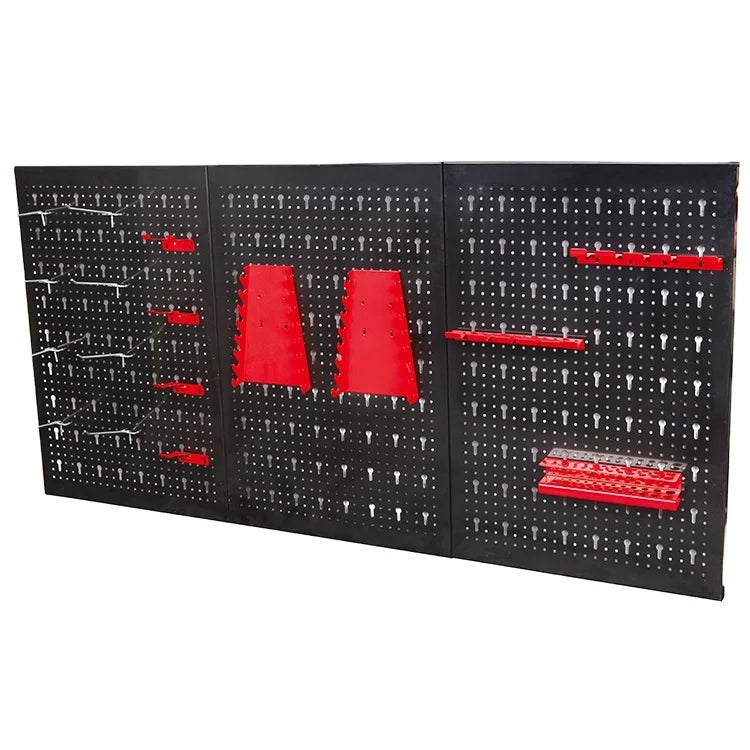 JZD Wall Mounted Hanging Tool Rack Garage Furniture Shelf Pegboard Panel Tools Storage Holders Organizers
