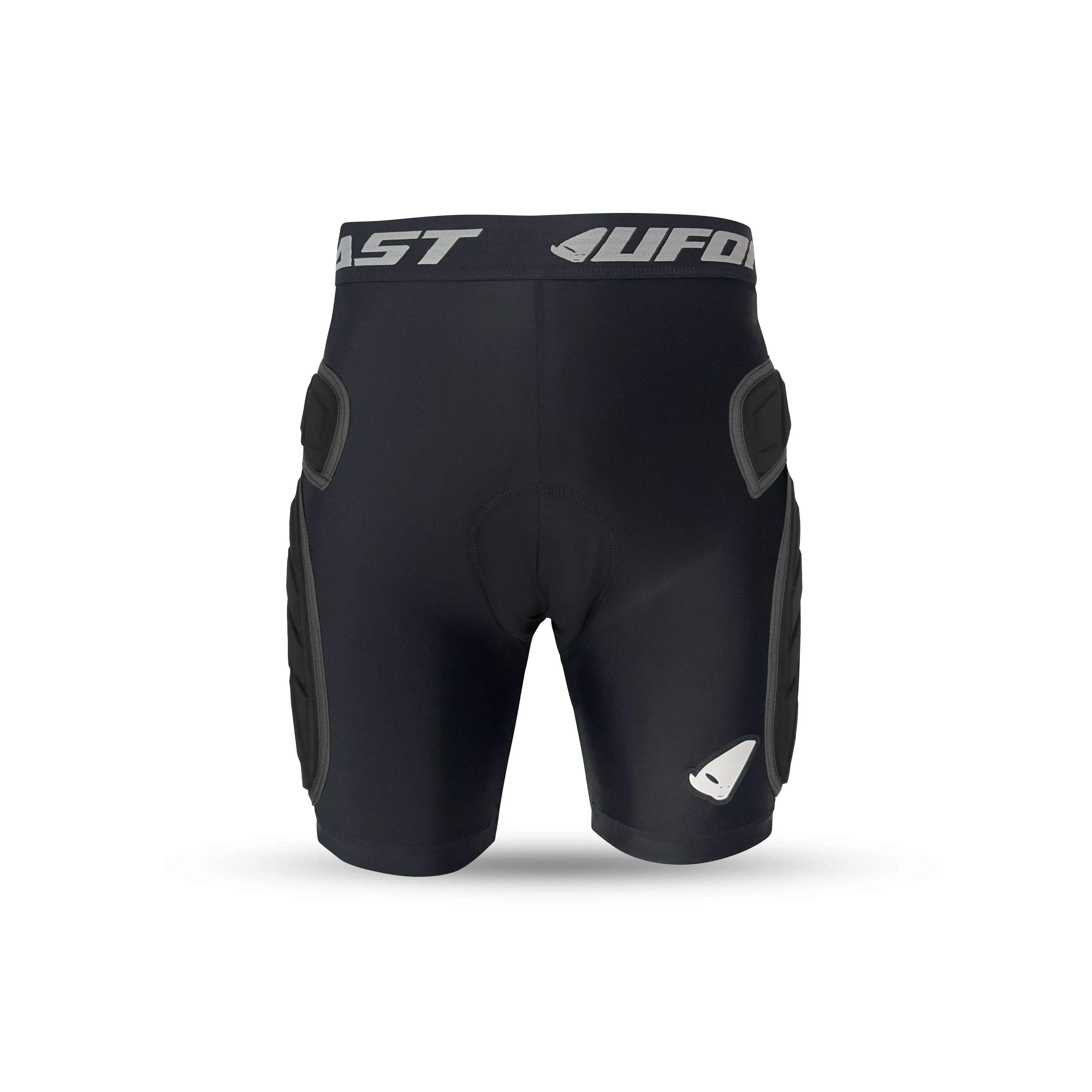 Atom BV6 Woven Polyester Basketball Shorts with UFO Plastic Pad XXS-5XL Comfortable Elastic Waist Closure Black Logos Decoration