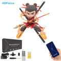 65CM Portable Spinning 3D Hologram Fan with APP Control and Mobile Charging for Brand Promotions