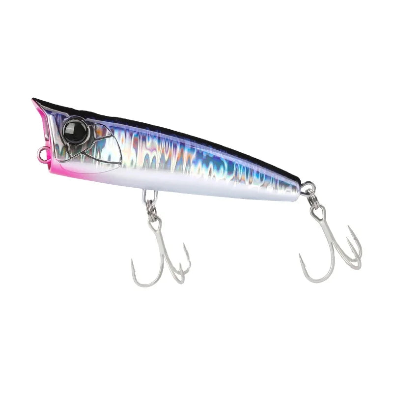 TSURINOYA 90F Topwater Popper Fishing Lure 90mm 23g DASHER Floating Artificial Hard Bait for Saltwater High Strength Model