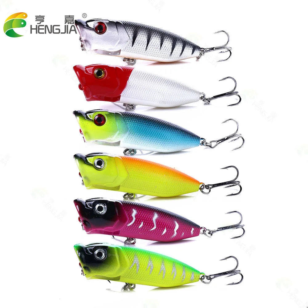 Wholesale Popper Lure Topwater Hard Baits 6.5cm 11.8g Saltwater Fishing Lure
