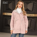 Wholesale Trench Coat Women Fashion Plus Size Style for Women Spring-autumn Light-colored Wind Ladies Trench Coat