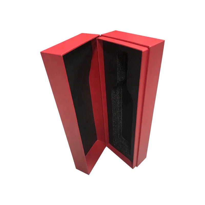 Handmade Luxury Wine Glass Gift Box Custom Foil Stamping Embossing Matt Lamination Custom Cardboard Gift Packaging Box