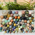 Healing Crystal Ball Purple Labradorite Crystal Sphere Round Natural Clear Quartz Magic Crystal Sphere