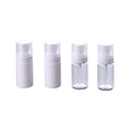 Emulsion Spray Pet Sample Bottle 40ml Solid White Plastic Bottle Transparent Travel Size Bottle