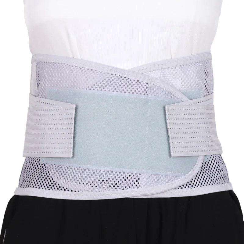 Breathable Lumbar Support Belt Men Women Lower Back Brace Waist Trainer Trimmer Belt Pain Relief Sciatica Scoliosis
