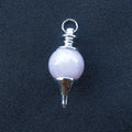 Crystal Crafts Latest HY Rose Quartz Gemstone Ball Pendulum Dowsing Pendulum for decoration sale