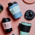 Outdoor Portable Leather Cup Holder Custom LOGO Cup Holder Travel Cup Sleeve