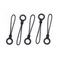 Black Short Hand Wrist Lanyard for Diy Charms Nylon Mobile Phone Strap Lanyard Holder