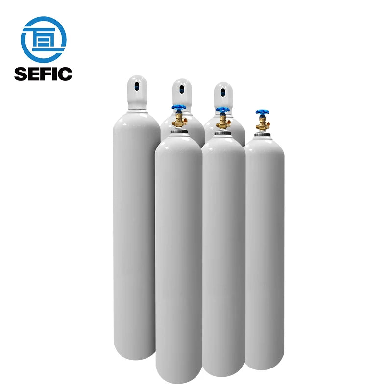 Low Price Co2 Cylinder Tank Dot3aa 125cf 21.6l 178mm 2265psi High Pressure Seamless Steel Cylinder