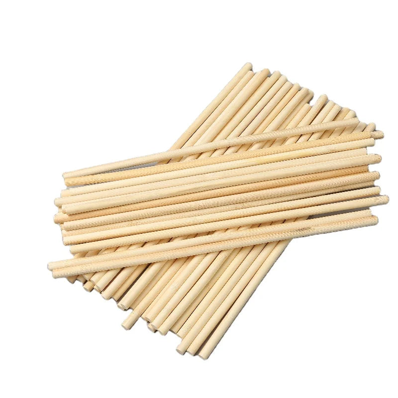 Bamboo Round Sticks 3.5mm Diameter 40cm Long Crafting Tools for DIY Bamboo Products