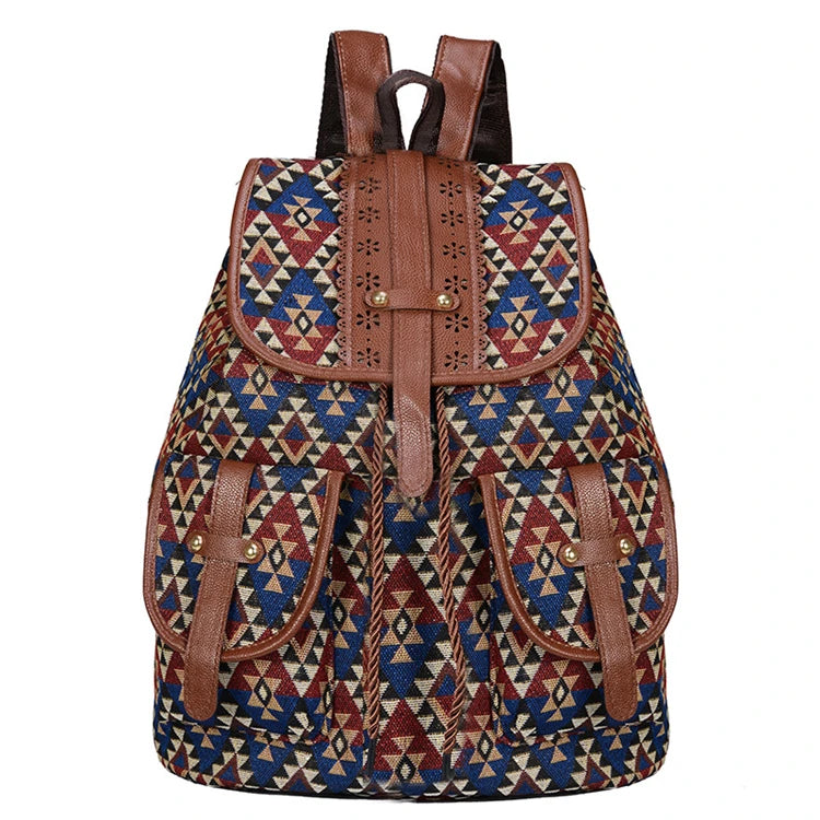 Trendy Stiylish Little Small Teenage Youth Girls Canvas Back Pack With Logo