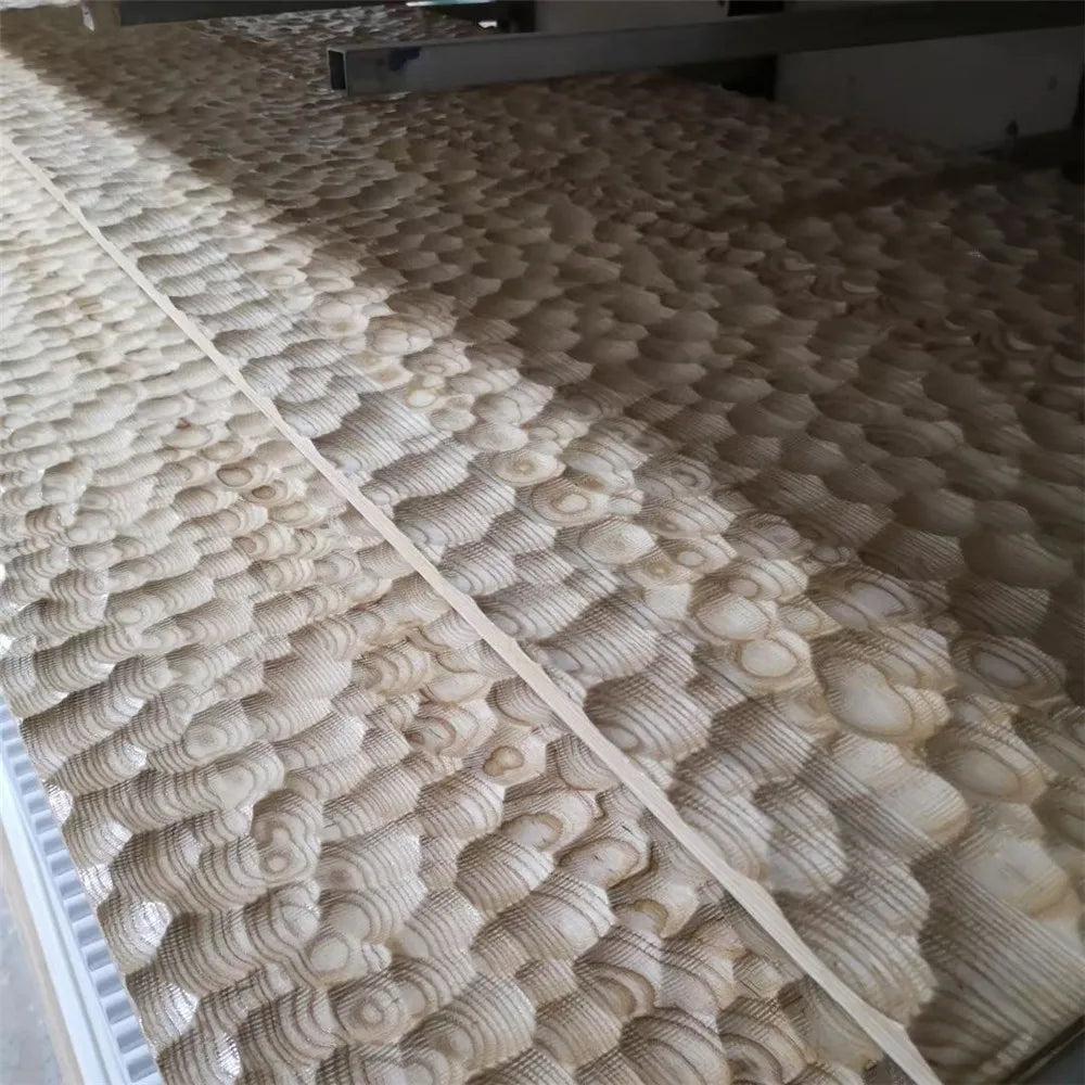 3d Waved MDF Wall Decorations Interior MDF Carved Wall Panelings 18mm Wall Panel Decoration