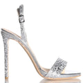 Fashion Sling Back Glitter High Heel Sandals High Heel Women Shoes Ladies Stiletto Shoes High Heels