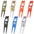 Factory Price Stainless Steel Folding Golf Divot Tool With Ball Marker Custom Logo Golf Accessories for Gift
