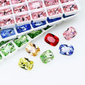 Dongzhou Rectangle Oval Glass Rhinestones K9 Crystal Fancy Stone Wholesale Bulk Crystal Stone Beads for Jewelry Diy Accessories