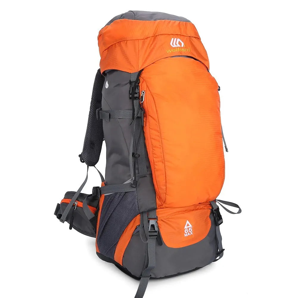 65L Hiking Backpack Waterproof Outdoor Sport Travel Daypack for Men Women Camping Trekking Touring