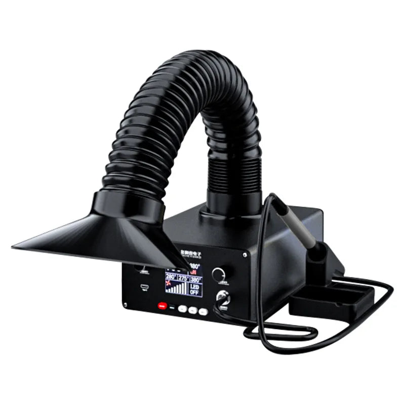 D-201 With Smoking Absorber 2 in 1 Filtration Fume Extractor Soldering Station