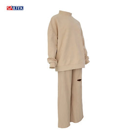 Fall Clothes Women Wholesale Women's Sets Jogging Suits Solid Color 2 Piece Set Cutout Two Piece Outfits Sets Women