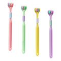 New Design Three Sided Deep Cleaning Small Head Adult Toothbrush Soft Bristle Dental Brush with Ergonomic Grip Factory Direct