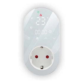 EU UK Us 16A WiFi Digital Thermostat Outlet Plug APP Control Socket Temperature Controller With Touch Button
