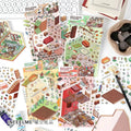 3 Stickers Per Pack My Cottage Series Cute Fun Scenic Handbook Materials Stickers 4