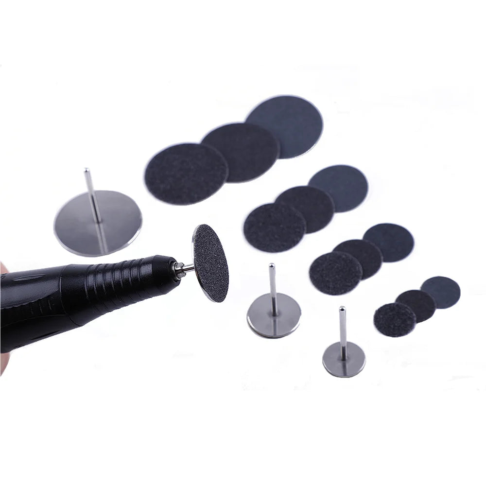 Wholesale 15/20/25/35mm Black Replacement Pedicure Paper Foot Sanding Disc
